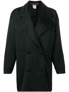 Fendi Pre-Owned двубортное пальто
