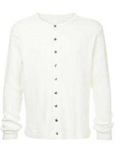 Takahiromiyashita The Soloist кардиган вафельной вязки