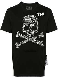 Philipp Plein футболка с черепом и костями