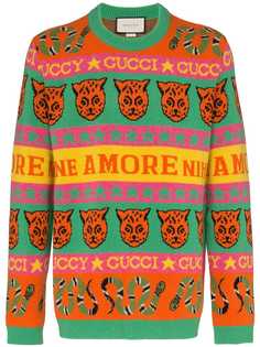 Gucci джемпер с орнаментом
