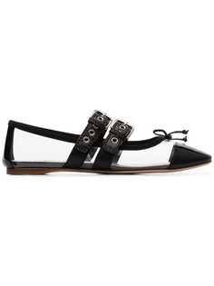Miu Miu туфли на плоской подошве