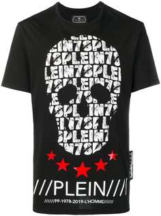Philipp Plein футболка с принтом черепа