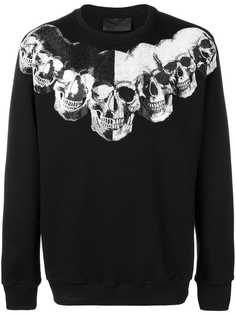Philipp Plein толстовка с декорированными черепами
