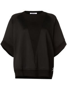 Givenchy асимметричная толстовка в стиле оверсайз