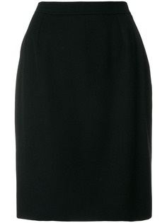 Yves Saint Laurent Pre-Owned прямая юбка с завышенной талией