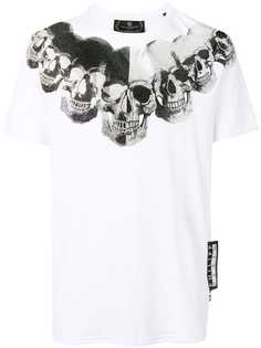 Philipp Plein футболка с принтом черепа