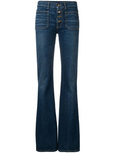 Saint Laurent расклешенные джинсы