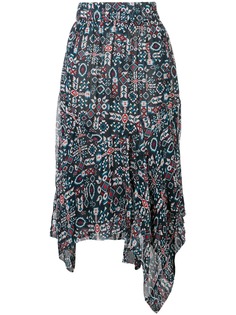 Isabel Marant Étoile асимметричная юбка миди с принтом