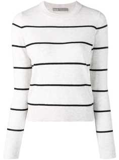 Vince трикотажный джемпер в полоску