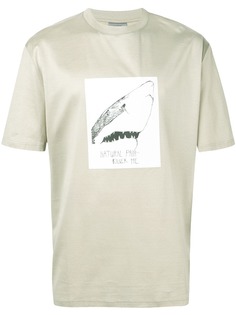 Lanvin футболка с принтом акулы