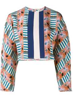 Tata Naka укороченная блузка с узором
