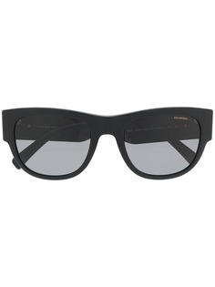 Versace Eyewear солнцезащитные очки в массивной круглой оправе