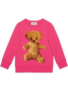 Gucci Kids толстовка с игрушечным медведем