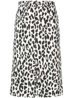 See By Chloé юбка миди со принтом