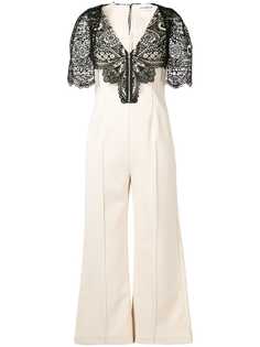 Self-Portrait кружевной комбинезон