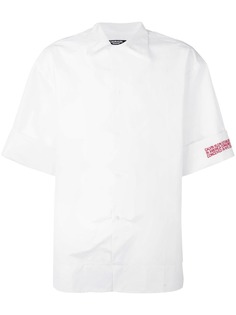 Calvin Klein 205W39nyc рубашка с контрастным логотипом