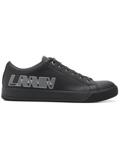 Lanvin кроссовки на шнуровке с логотипом