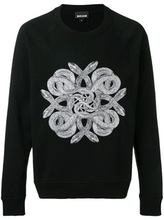 Just Cavalli джемпер с принтом змей