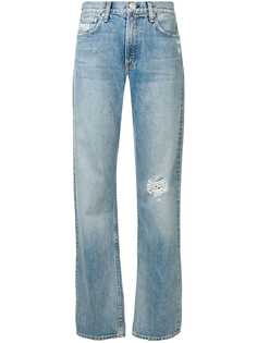 Rag & Bone прямые джинсы с подвернутыми манжетами