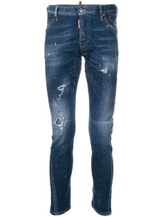Dsquared2 джинсы кроя слим с эффектом потертости