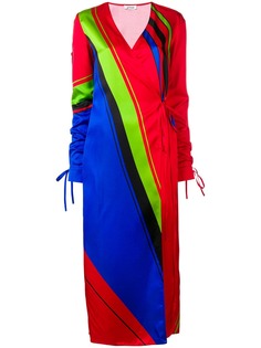 The Attico платье-халат с принтом