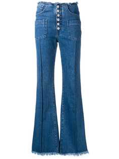 7 For All Mankind расклешенные джинсы с карманами