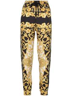 Versace свободные спортивные брюки с принтом