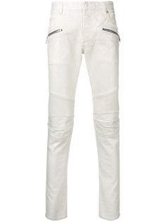 Balmain байкерские джинсы скинни