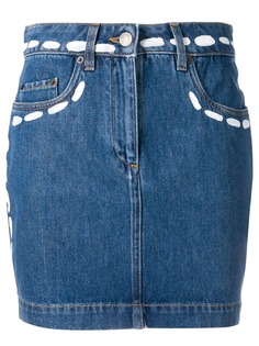 Moschino джинсовая юбка мини