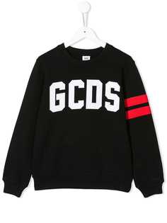 Gcds Kids футболка с вышитым логотипом
