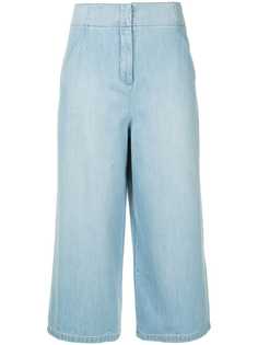Tibi укороченные широкие джинсы