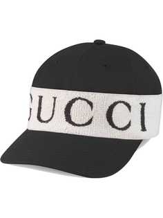 Gucci кепка с контрастным дизайном