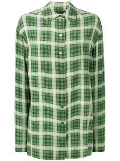 Marc Jacobs рубашка с узором тартан