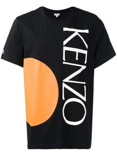 Kenzo футболка с геометрическим принтом
