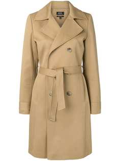 A.P.C. тренч с поясом