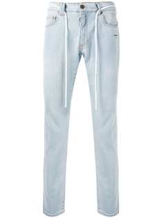 Off-White джинсы кроя слим