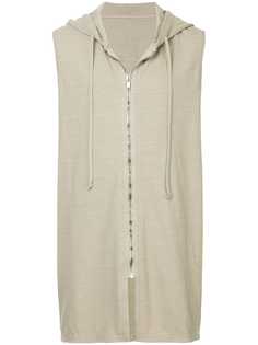 Rick Owens DRKSHDW худи на молнии без рукавов