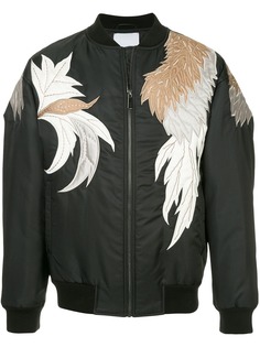 Ports V куртка-бомбер с вышивкой