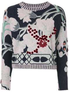 Onefifteen свитер с цветочным принтом