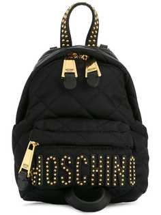 Moschino стеганый рюкзак