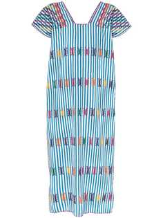 Pippa Holt платье-кафтан средней длины в полоску