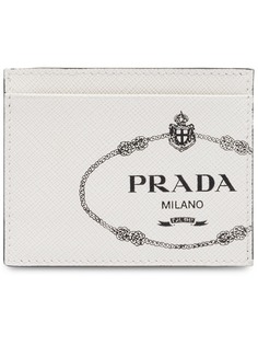 Prada визитница из кожи Saffiano