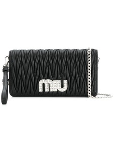 Miu Miu стеганый клатч