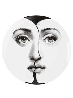 Fornasetti тарелка с лицом