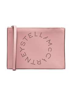 Stella McCartney клатч на молнии с ремешком на запястье