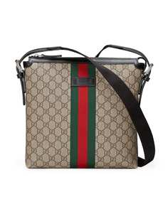 Gucci сумка-мессенджер с отделкой Web и узором GG Supreme
