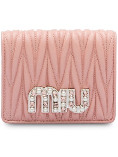 Miu Miu маленький стеганый кошелек