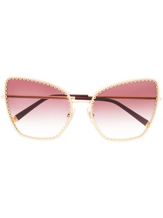 Dolce & Gabbana Eyewear "солнцезащитные очки в массивной оправе ""кошачий глаз"""