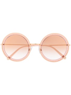 Dolce & Gabbana Eyewear солнцезащитные очки в круглой оправе