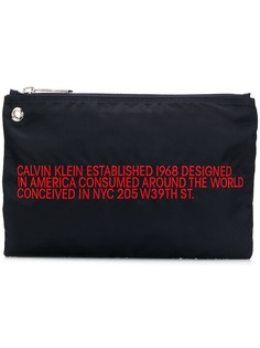 Calvin Klein 205W39nyc клатч с вышивкой